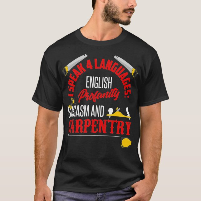 Camiseta Divertido Chiste de humor para carpintero de carpi (Anverso)
