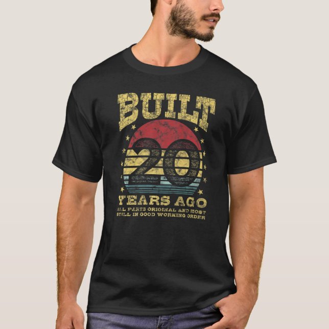 Camiseta Divertido Chiste del Día B de 20 años de cumpleaño (Anverso)