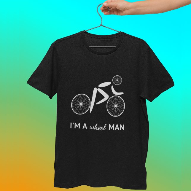 Camiseta Divertido ciclismo de hombre de rueda (Subido por el creador)