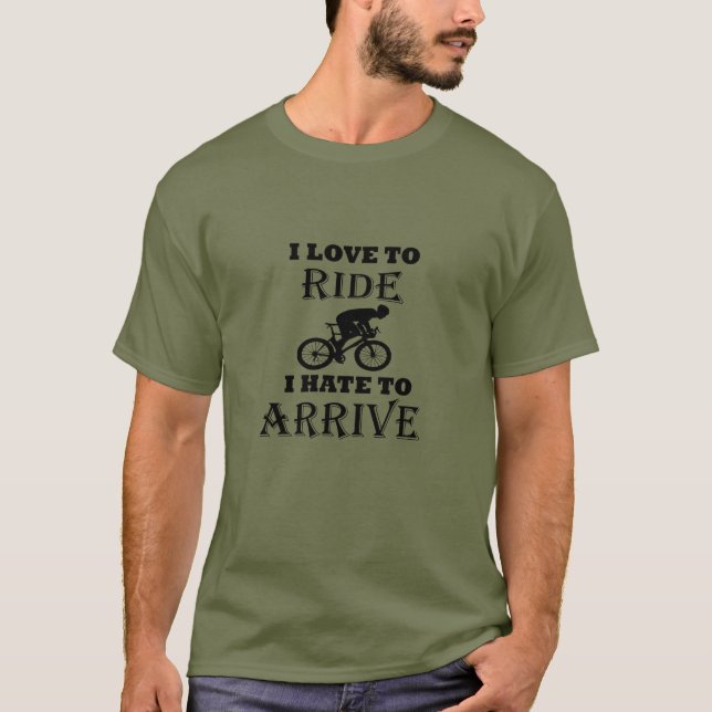 Camiseta Divertido ciclismo diciendo (Anverso)