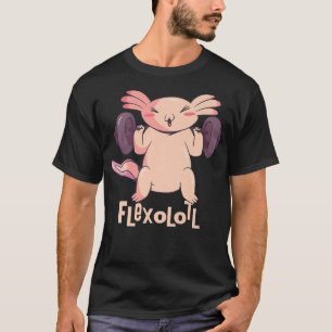 Camiseta Divertido Cita de Gimnasio Fleolotl Levantando Pes