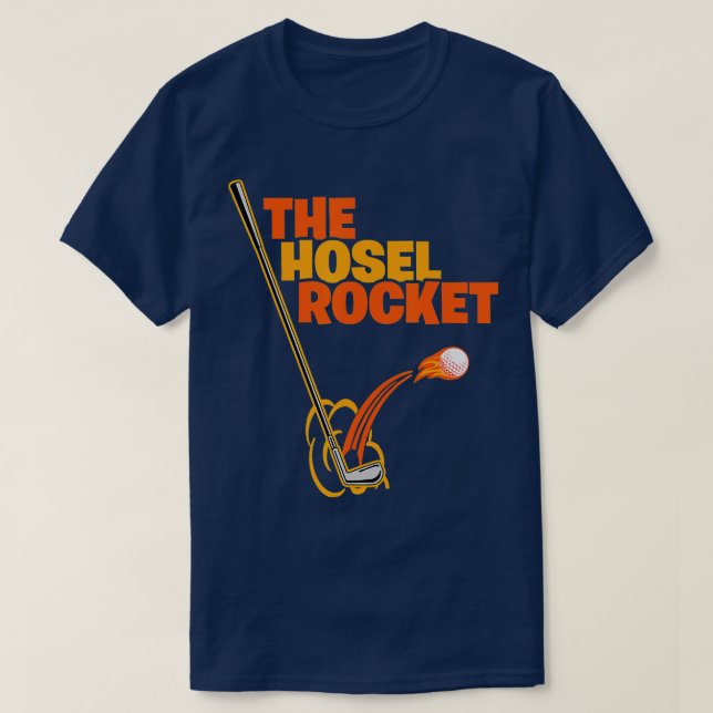 Camiseta Divertido club de golf disparó la bola Hosel Rocke (Diseño del anverso)