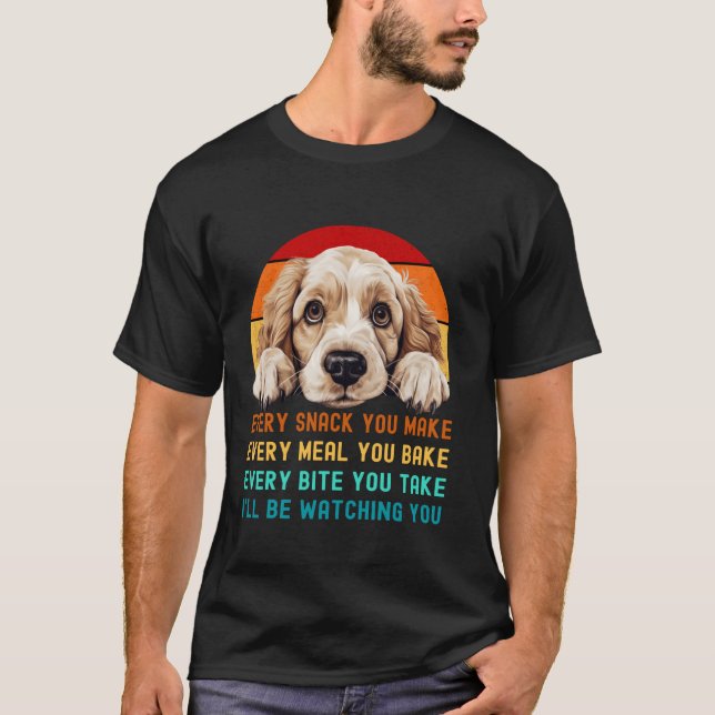 Camiseta Divertido Clumber Spaniel Perro Mamá Papá Cada Sna (Anverso)