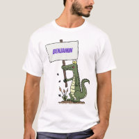 Divertido cocodrilo alineador con personalizado de