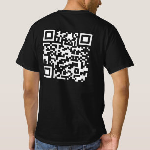 Camiseta Divertido código QR Presidente Trump 45/47 Trump B