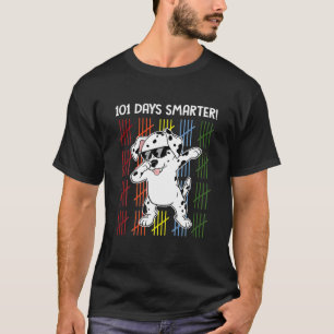Camiseta Divertido colegio de 101 días dabbing dalmatian pe