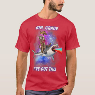 Camiseta Divertido colegio de secundaria, tengo este gato t