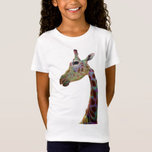 Camiseta Divertido colorido Giraffe T-Shirt