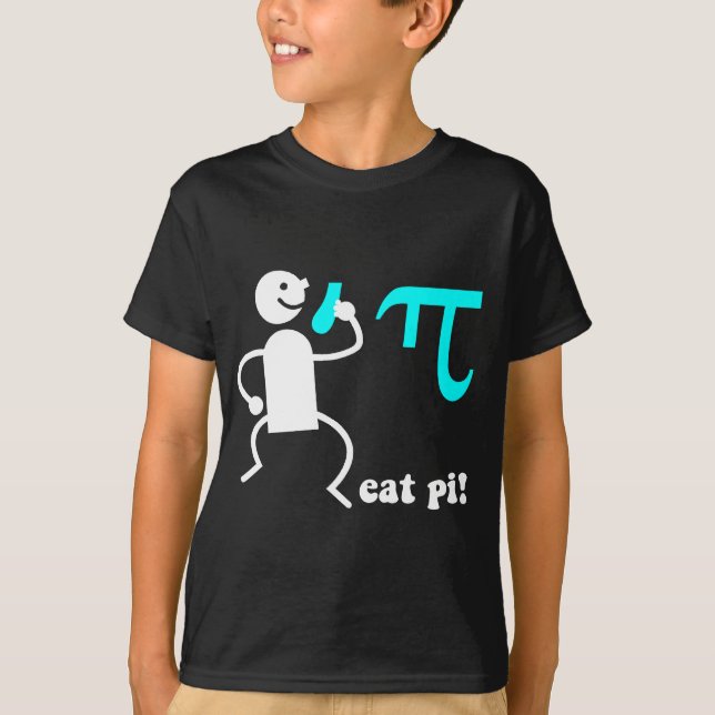 Camiseta Divertido coma el pi (Anverso)
