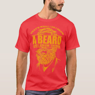 Camiseta Divertido comentario de barba