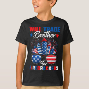 Camiseta Divertido Comerciará Con Hermano Para La Hermana D
