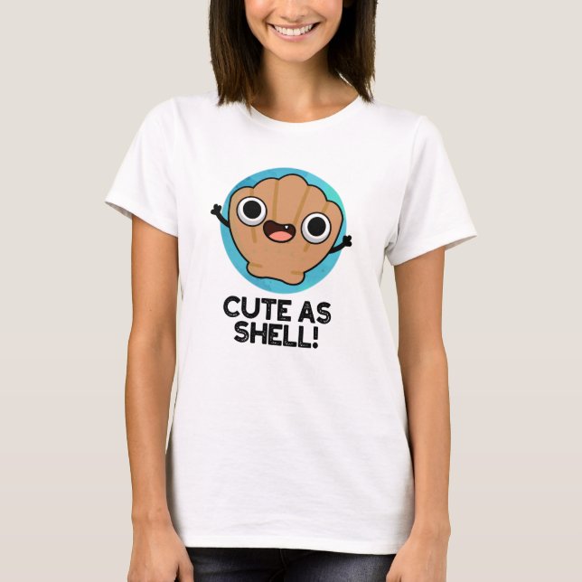 Camiseta Divertido Como Funny Seashell Pun (Anverso)