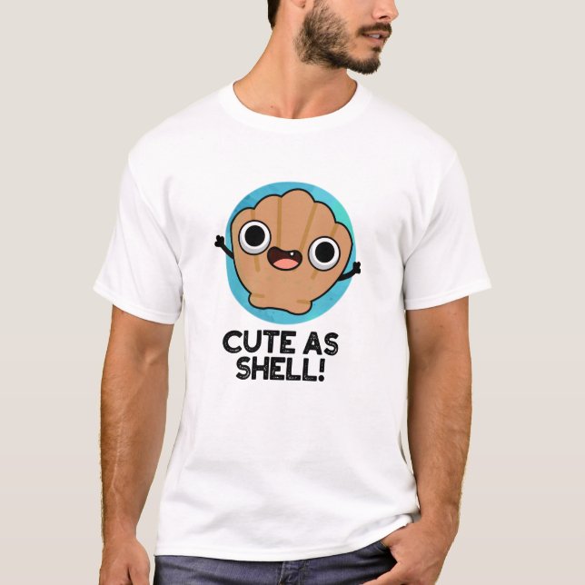 Camiseta Divertido Como Funny Seashell Pun (Anverso)