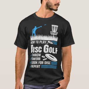 Camiseta Divertido Cómo Jugar Al Golf De Disco