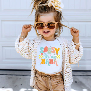 Camiseta Divertido como mi mamá es gracioso