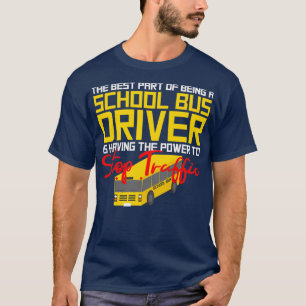 Camiseta Divertido conductor de autobús escolar 19