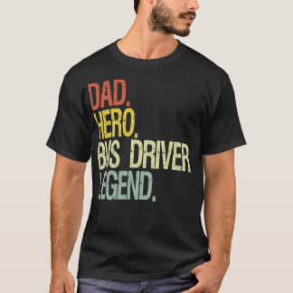 Camiseta Divertido conductor de autobús papá