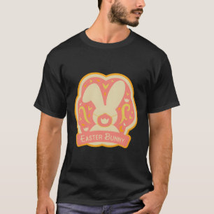 Camiseta Divertido conejito de Pascua con máscara