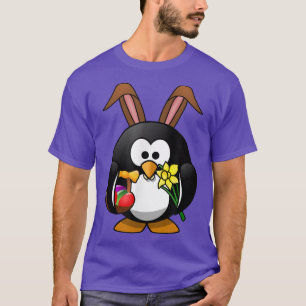 Camiseta Divertido conejito de Pascua en Penguin 2016 