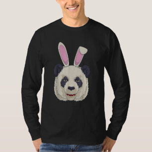 Camiseta Divertido conejito de Pascua Panda oso de conejo