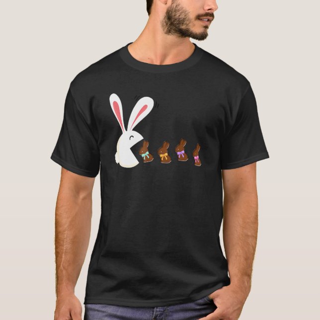 Camiseta Divertido Conejo de Pascua Conejo Conejo Feliz Día (Anverso)