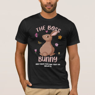 Camiseta Divertido conejo de Pascua El Conejito Jefe