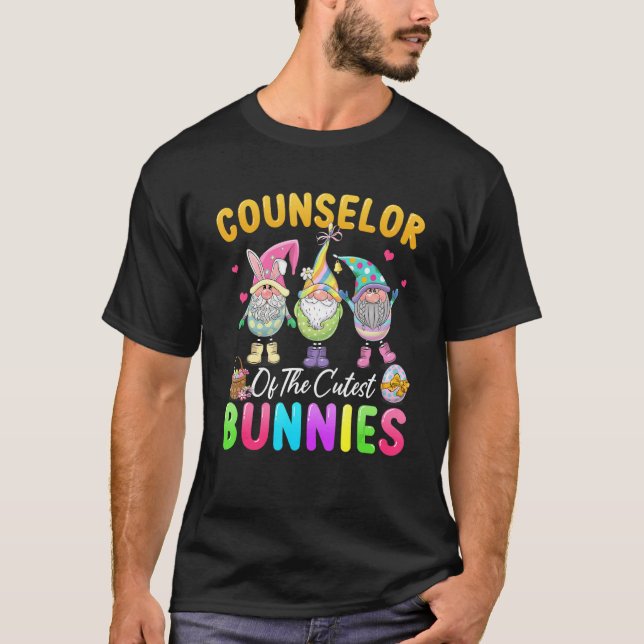 Camiseta Divertido Consejero De Gnomies De Los Conjuntos Má (Anverso)