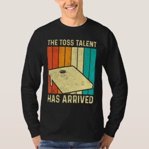 Camiseta Divertido Cornhole Corn Hole Retro El Lanzamiento 