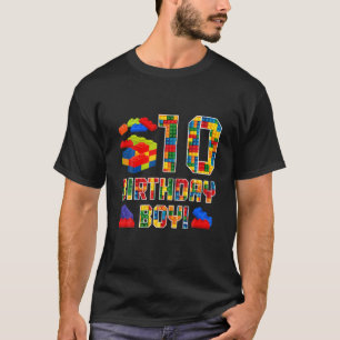 Camiseta Divertido Costume De Cumpleaños De 10 Años De Edad