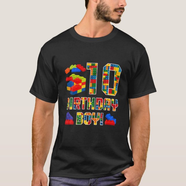 Camiseta Divertido Costume De Cumpleaños De 10 Años De Edad (Anverso)