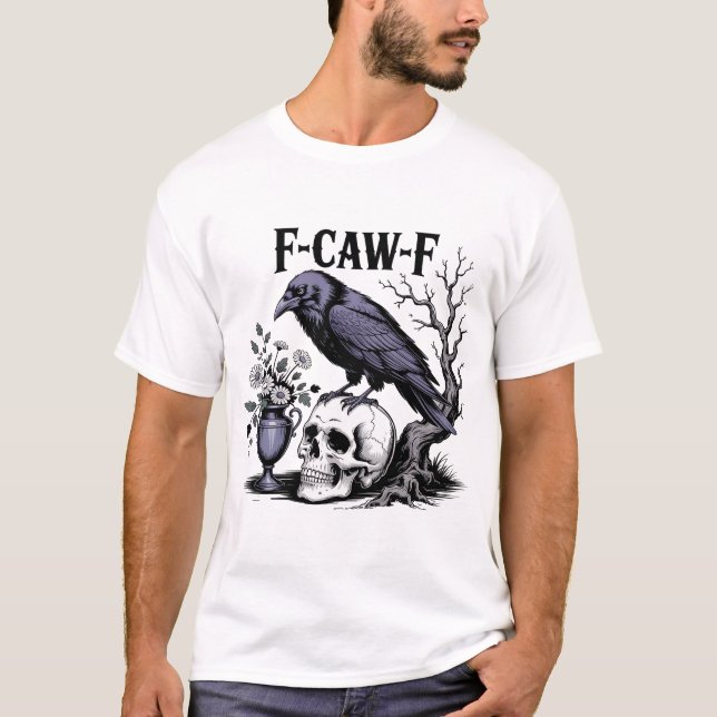 Camiseta divertido cráneo de pajarita negra de cuerdas f-ca (Anverso)