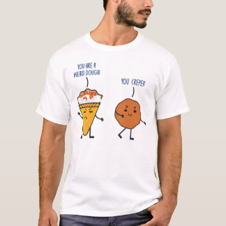 Camiseta Divertido Crepe Alimentos Chistes Humo Pun