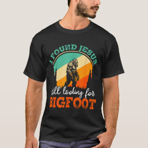 Camiseta Divertido cruce de bigfoot y jesus buscando sasqua
