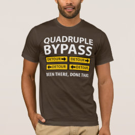 Camiseta Divertido cuadruplique al superviviente de la