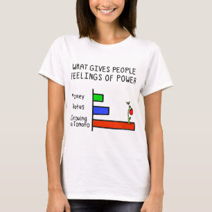 Camiseta Divertido cultivo de hortalizas de tomate y hierba
