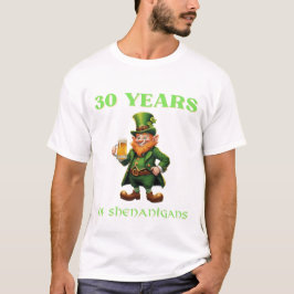 Camiseta Divertido Cumpleaños 30 de San Patricio Flirty Thi