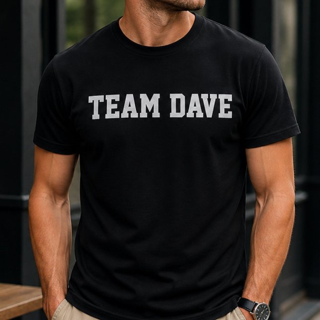 Camiseta Divertido Cumpleaños Dave Equipo Personalizado Hec (Subido por el creador)