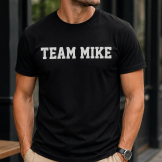 Camiseta Divertido Cumpleaños Mike Equipo Personalizado Hec
