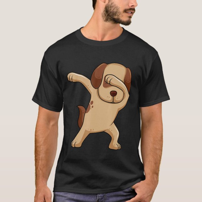 Camiseta Divertido Dabbing Cavalier King Charles Spaniel Do (Anverso)