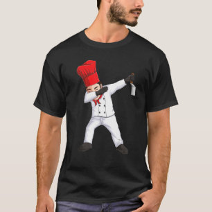 Camiseta Divertido Dabbing Hibachi Chef Cook Costumen Hombr