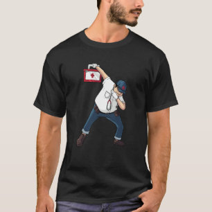 Camiseta Divertido Dabbing Paramédico Cute Med Tech Dab Hom