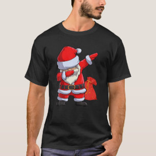 Camiseta Divertido Dabbing Santa Navidades Dab Dance Regalo