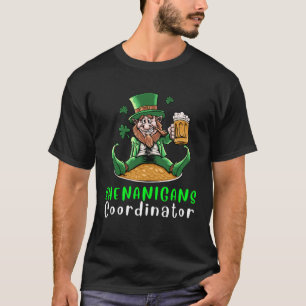 Camiseta Divertido Dabbing Shamrock Shenanigans Leprechaun