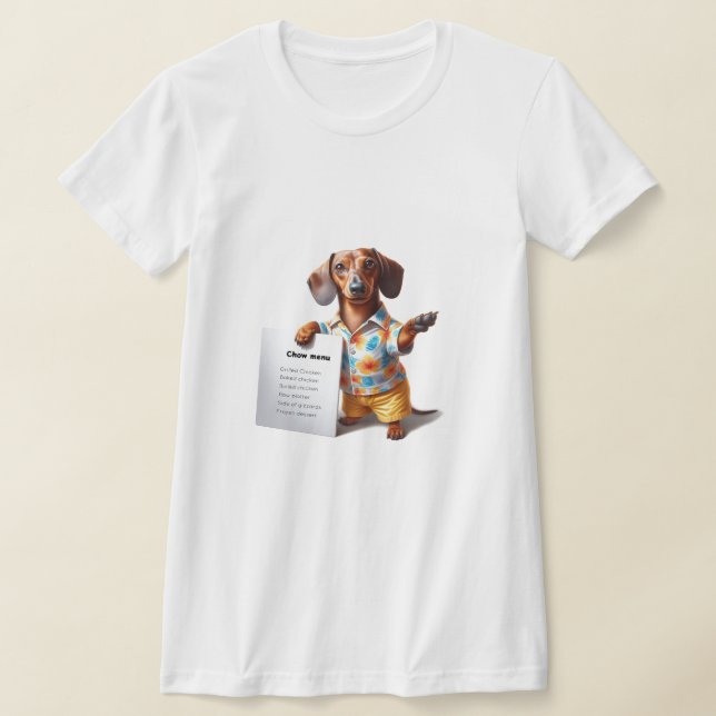 Camiseta Divertido Dachshund (Distribución)