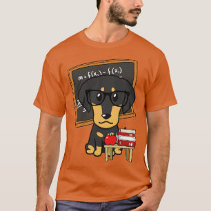 Camiseta Divertido dachshund enseña