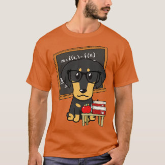 Camiseta Divertido dachshund enseña