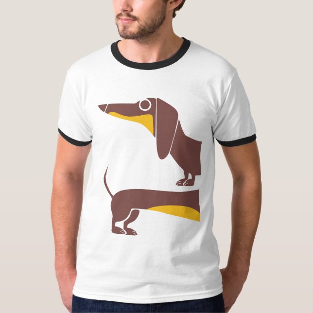 Camiseta Divertido dachshund lindo para padres de perros la (Anverso)