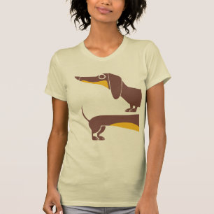 Camiseta Divertido dachshund lindo para padres de perros la