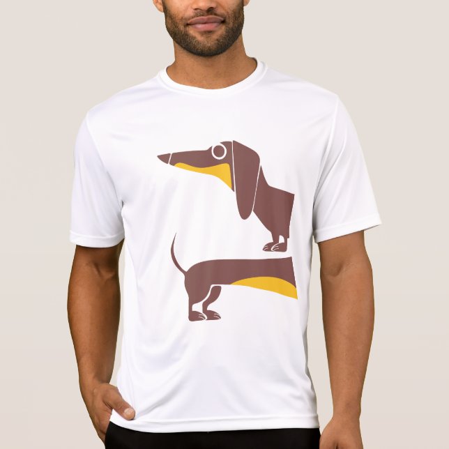 Camiseta Divertido dachshund lindo para padres de perros la (Anverso)