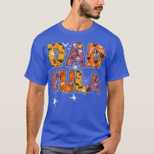 Camiseta Divertido Dadcula Halloween Dad Dracula Costume Mo